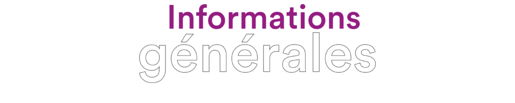 informations générales